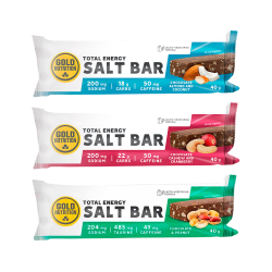 GoldNutrition Total Energy Salt Bar Sample Pack with 10 Energy Bars