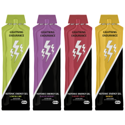 Lightning Endurance Isotonic Energy Gel - Mixed - 24 x 60 ml