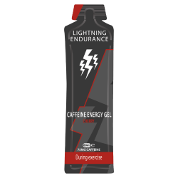 Lightning Endurance Caffeine Energy Gel - Cherry - 1 x 60 ml (Note! Best Before Date: 20-March-2025)