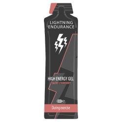 Lightning Endurance High Energy Gel - Salted Strawberry - 1 x 60 ml