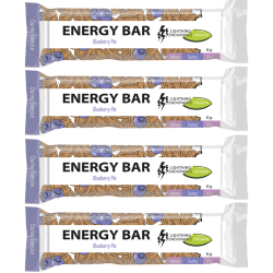 Lightning BIO Energy Bar - Blueberry Pie - 15 x 45g (Note! Best Before Date: 28-February-2025)