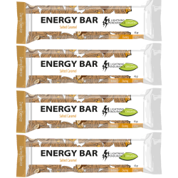 Lightning BIO Energy Bar - Salted Caramel - 15 x 45g (Note! Best Before Date: 28-February-2025)